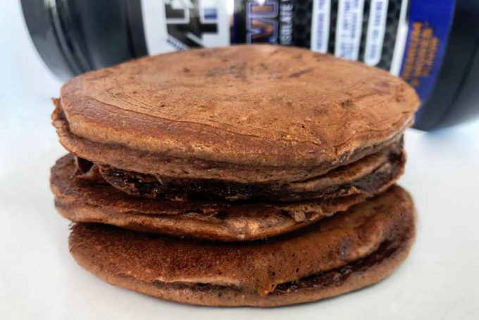 Almond Chocolate Stuffed Pancakes