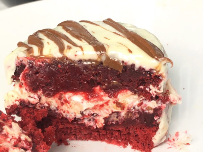 red velvet protein layer cake athletic protein2